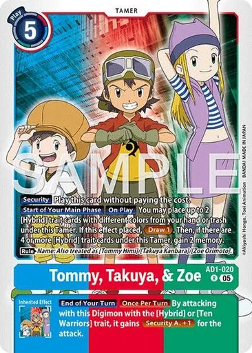 Tommy, Takuya, & Zoe