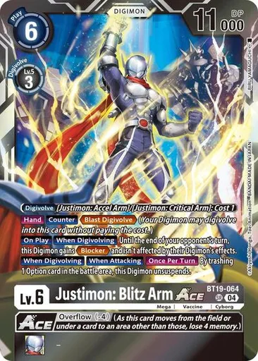 Justimon: Blitz Arm