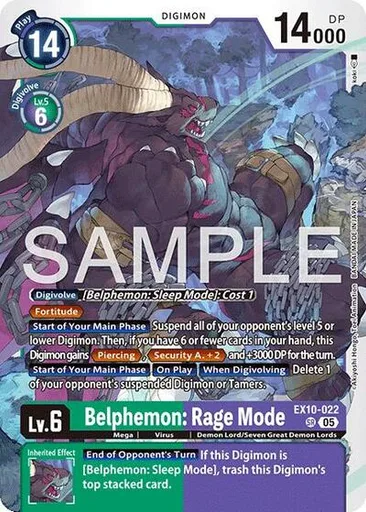 Belphemon: Rage Mode