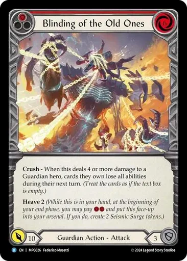Blinding of the Old Ones
