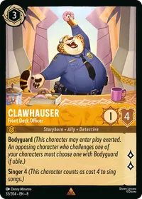 Clawhauser - Front Desk Officer