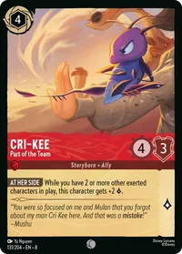 Cri-Kee - Part of the Team