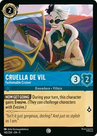 Cruella De Vil - Fashionable Cruiser