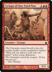 Cyclops of One-Eyed Pass