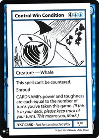 Control Win Condition