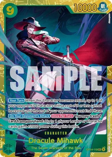 Dracule Mihawk - OP14-119 (Alternate Art)