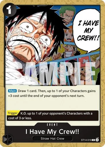 I Have My Crew!! (Pirate Foil)