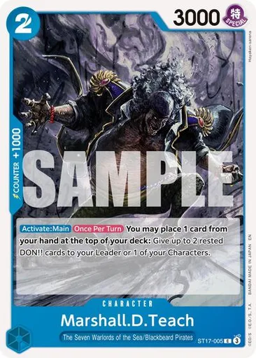 Marshall.D.Teach - ST17-005 (Pirate Foil)
