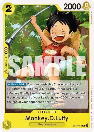 Monkey.D.Luffy - ST13-014 (Pirate Foil)