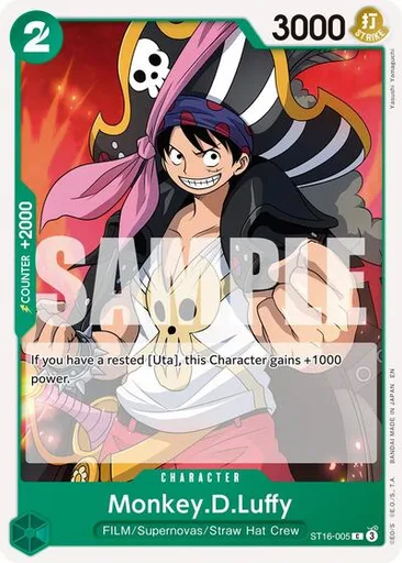 Monkey.D.Luffy - ST16-005 (Pirate Foil)