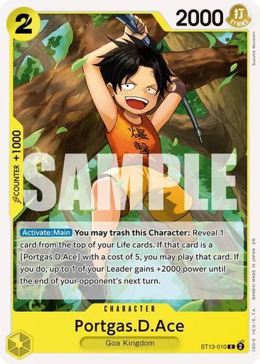 Portgas.D.Ace - ST13-010 (Pirate Foil)