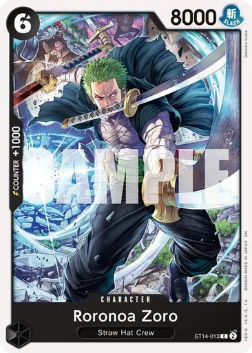 Roronoa Zoro - ST14-013 (Pirate Foil)