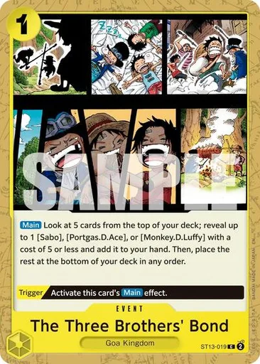 The Three Brothers' Bond (Pirate Foil)