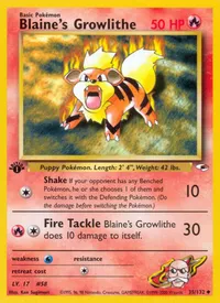 Blaines Growlithe 35