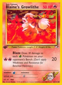 Blaines Growlithe 62