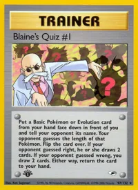 Blaines Quiz 1