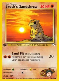 Brocks Sandshrew 72