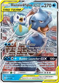 Blastoise and Piplup GX