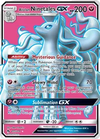 Alolan Ninetales GX Full Art