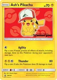 Ashs Pikachu SM109
