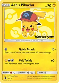 Ashs Pikachu SM111