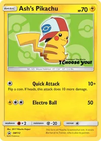 Ashs Pikachu SM112