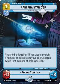 Arcana Star Map - Path to Peridea (Hyperspace Foil)