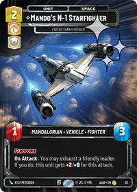 Mando's N-1 Starfighter - Faster than a Fathier (Foil)