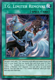 T.G. Limiter Removal