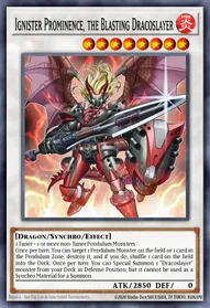 Ignister Prominence, the Blasting Dracoslayer