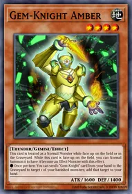 Gem-Knight Amber