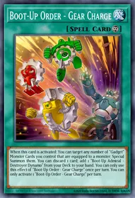 Boot-Up Order - Gear Charge
