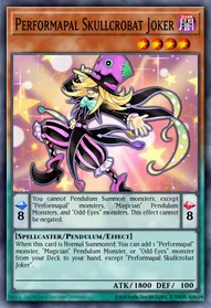 Performapal Skullcrobat Joker