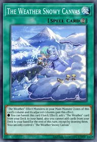 The Weather Snowy Canvas