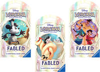 Disney Lorcana: Fabled Sleeved Booster Pack Art Bundle [Set of 3]