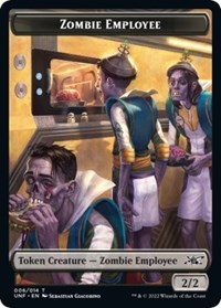 Zombie Employee // Storm Crow Double-sided Token