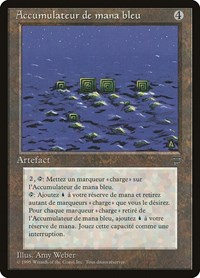 Blue Mana Battery (French) - "Accumulateur de mana bleu"