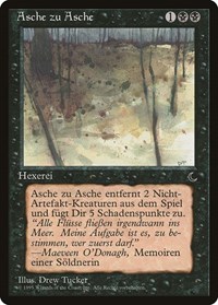 Ashes to Ashes (German) - "Asche zu Asche"