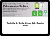 Code Card - Stellar Crown Premium Checklane Blister [Roaring Moon]