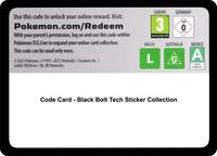 Code Card - Black Bolt Tech Sticker Collection
