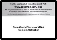Code Card - Eternatus VMAX Premium Collection