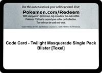 Code Card - Twilight Masquerade Single Pack Blister [Toxel]