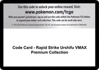 Code Card - Rapid Strike Urshifu VMAX Premium Collection