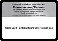 Code Card - Brilliant Stars Elite Trainer Box