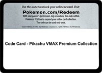 Code Card - Pikachu VMAX Premium Collection