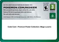 Code Card - Premium Poster Collection: Mega Lucario