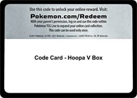 Code Card - Hoopa V Box