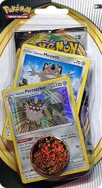 Sword & Shield Single Blister Pack [Galarian Meowth & Galarian Perrserker]