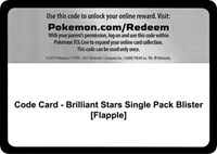 Code Card - Brilliant Stars Single Pack Blister [Flapple]