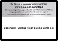Code Card - Chilling Reign Build & Battle Box